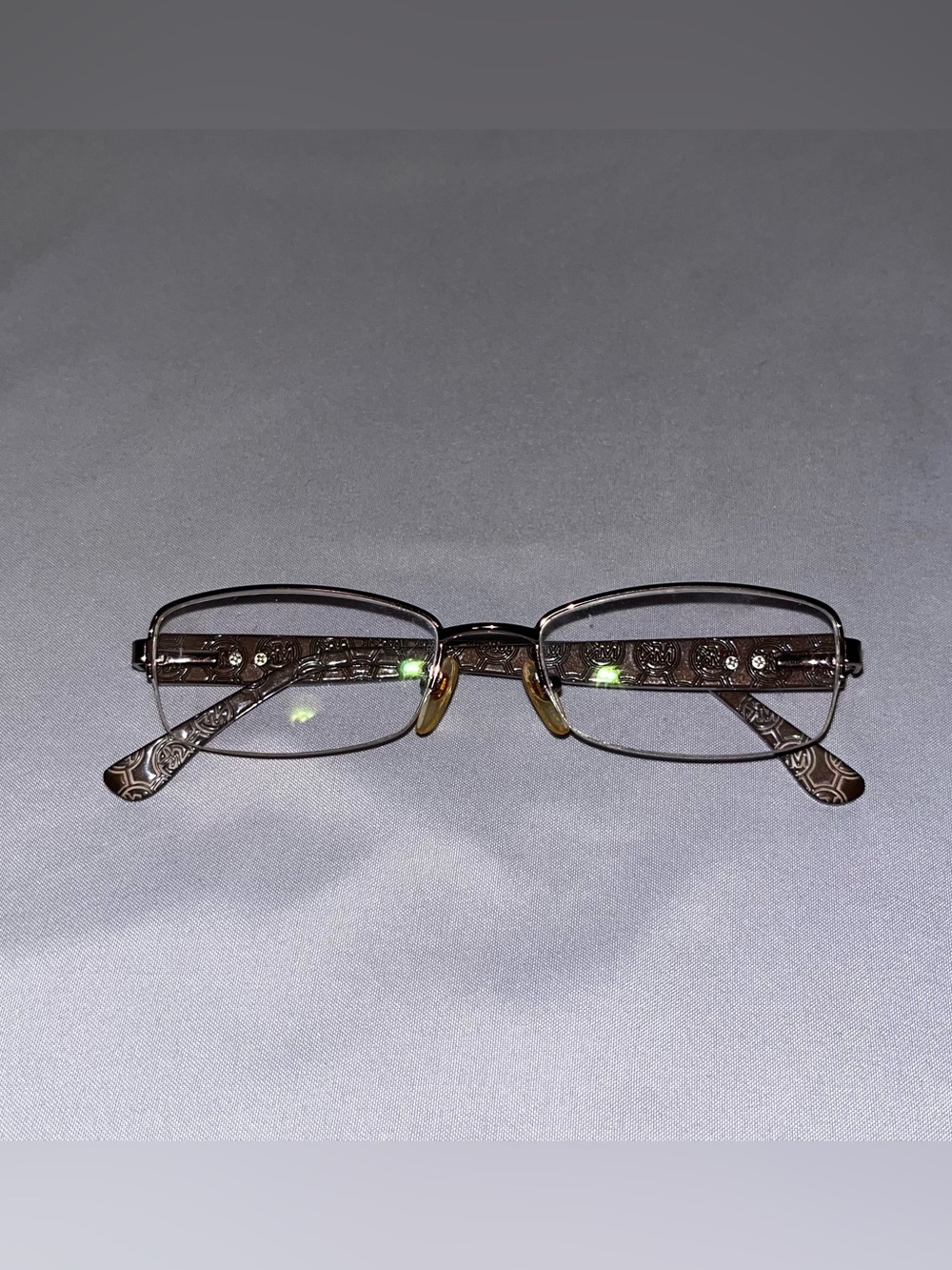 Michael Kors MK 361 239 Half Rim Bronze Brown Eyeglasses Optical Frame 51-17-135